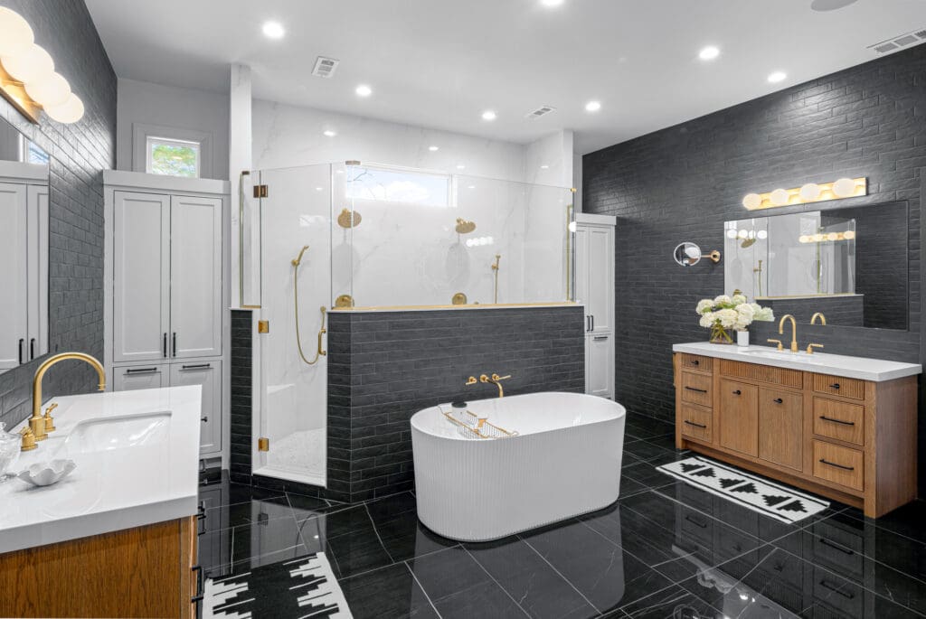 Bathroom interior architectural photography featured in Architectural Digest