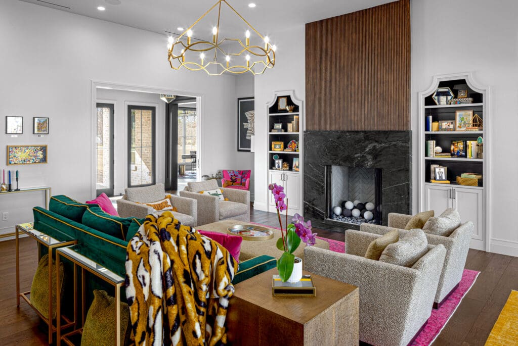 Architectural interior photography highlighting open living space and natural light