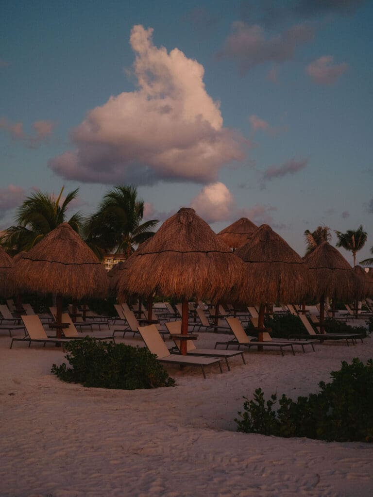 Resort architecture and design at Excellence Coral Playa Mujeres in Playa Mujeres Mexico