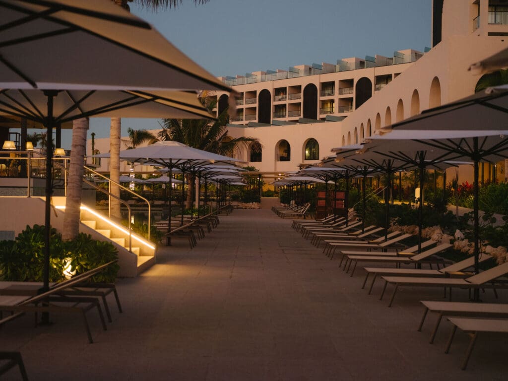 International hospitality photography at a luxury resort in Playa Mujeres Mexico