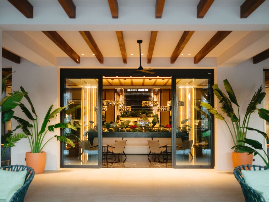 Resort architecture and design at Excellence Coral Playa Mujeres in Playa Mujeres Mexico