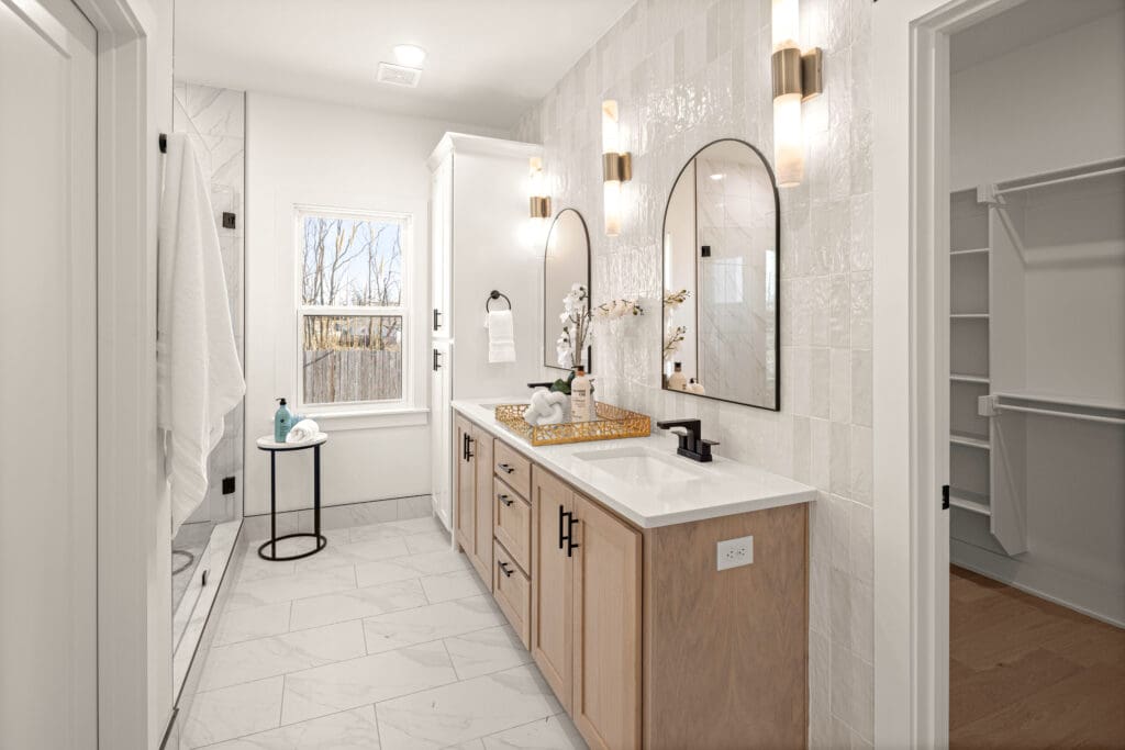 Airbnb interior photography showcasing open living space in Northwest Arkansas