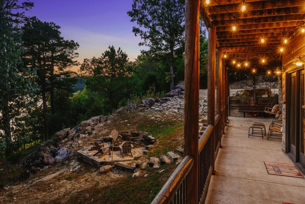 Short term rental exterior photographed in Rogers AR