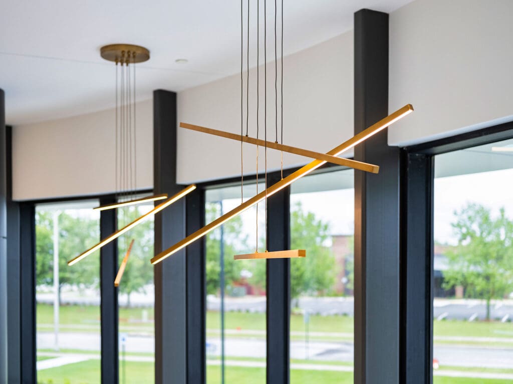 Commercial bank interior photography in Fayetteville Arkansas
