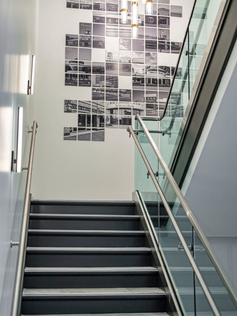 Commercial bank interior photography in Fayetteville Arkansas
