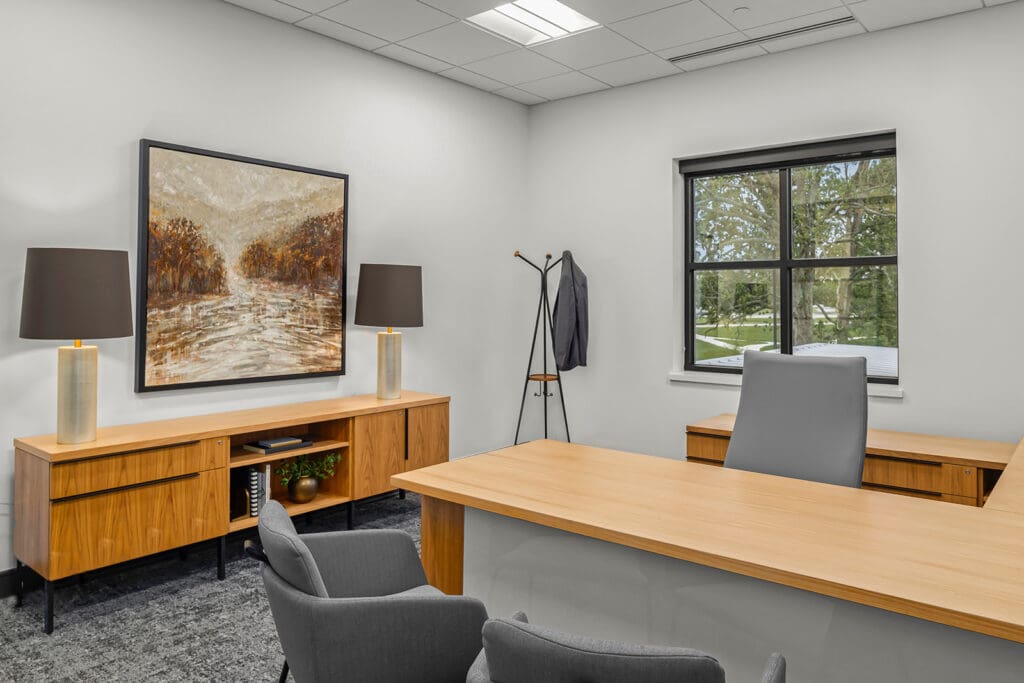 Commercial bank interior photography in Fayetteville Arkansas