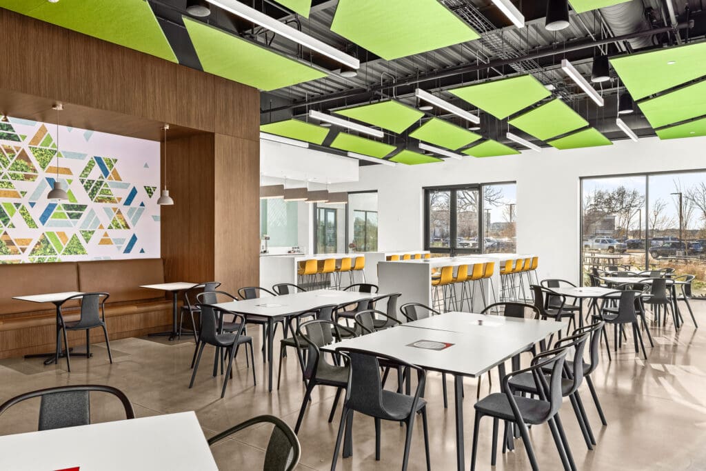 Commercial office building exterior photographed in Rogers AR