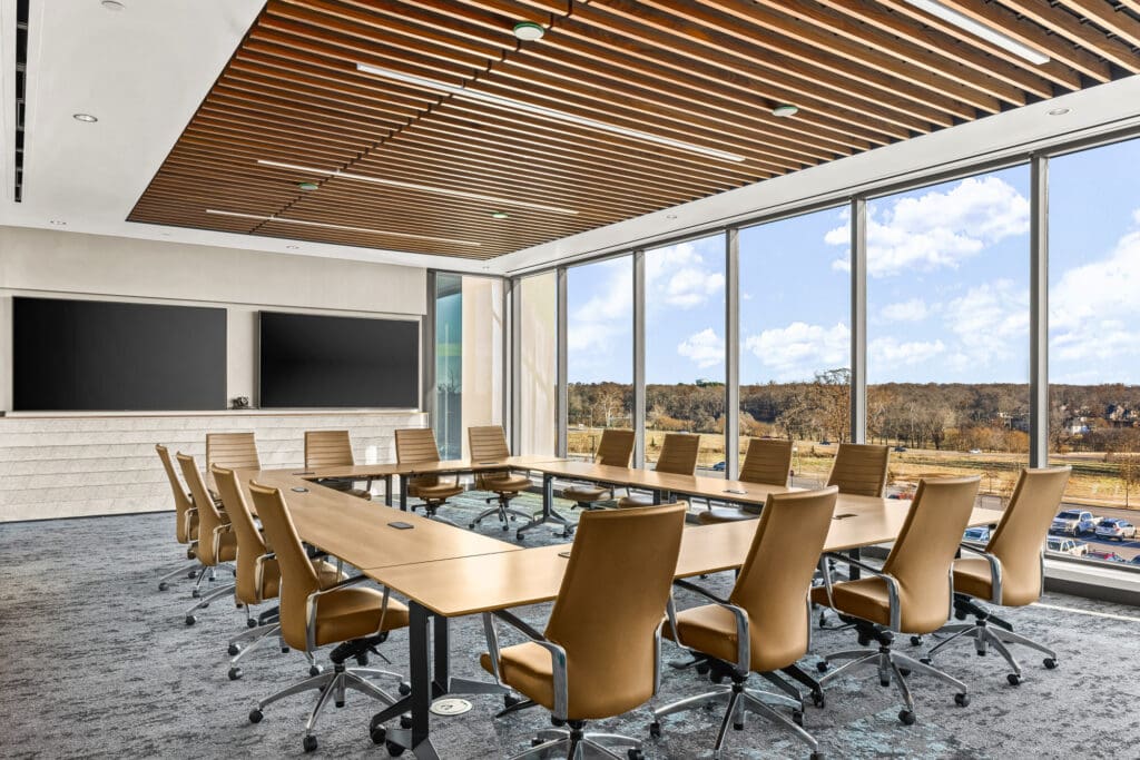 Commercial office building exterior photographed in Rogers AR