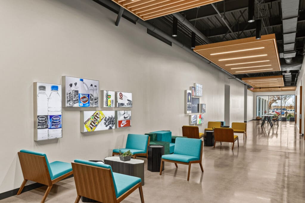 Commercial office building exterior photographed in Rogers AR