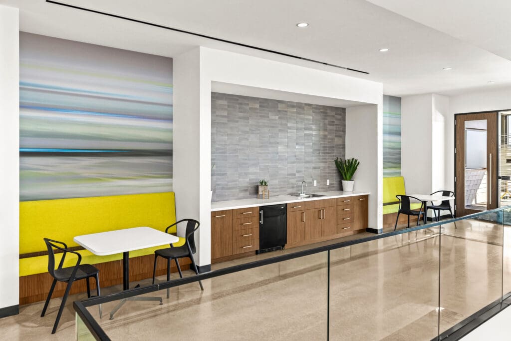 Commercial office building exterior photographed in Rogers AR