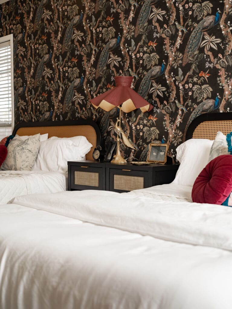 nique themed Airbnb exterior photographed in Rogers AR