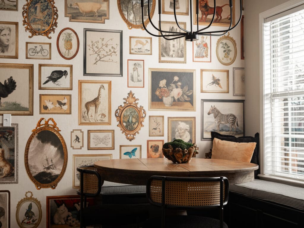 nique themed Airbnb exterior photographed in Rogers AR