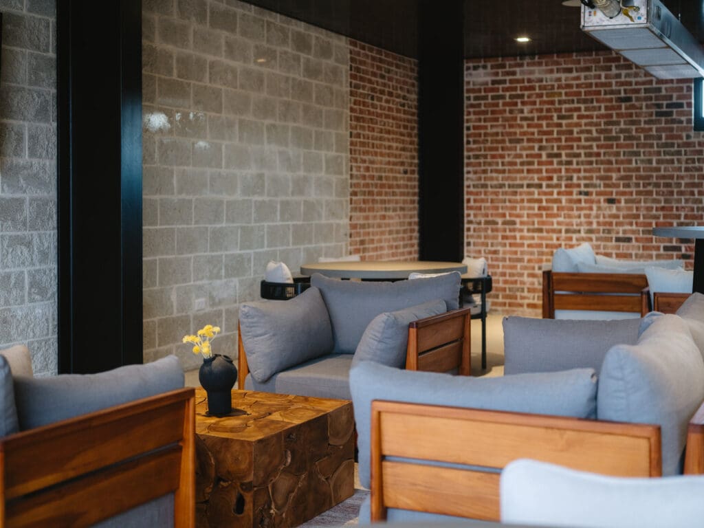 Commercial bank interior photography showing lobby design in Jonesboro Arkansas