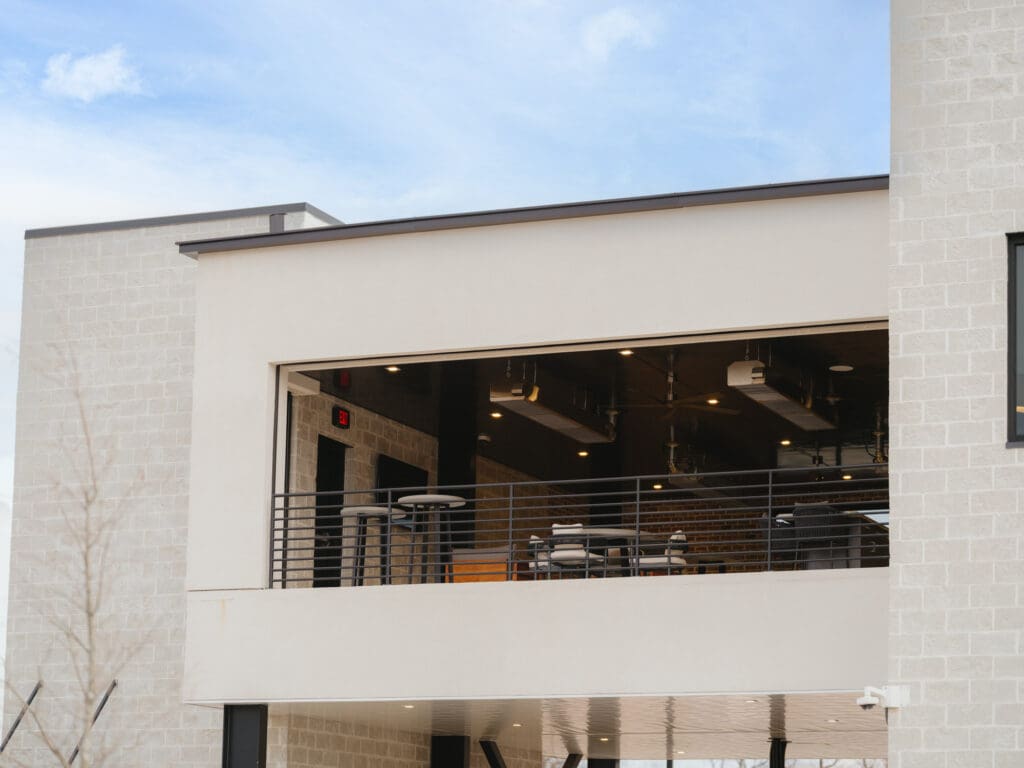 Commercial bank exterior architectural photography in Jonesboro AR