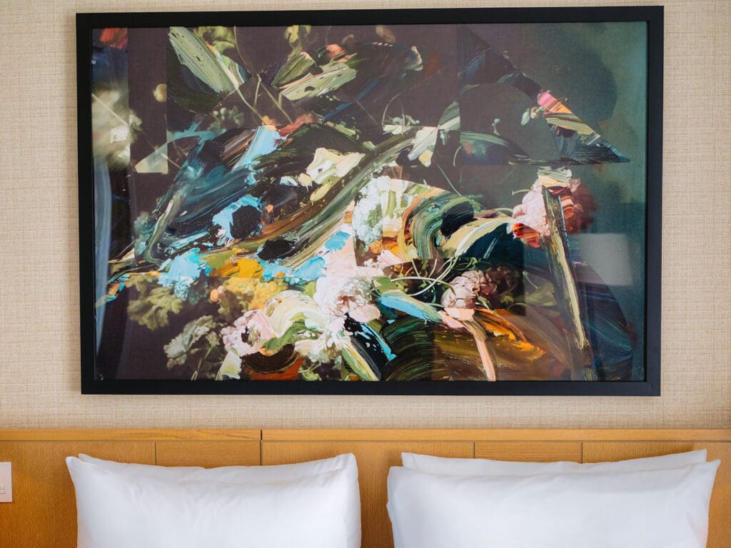 Hospitality photography Bentonville AR hotel suite detail