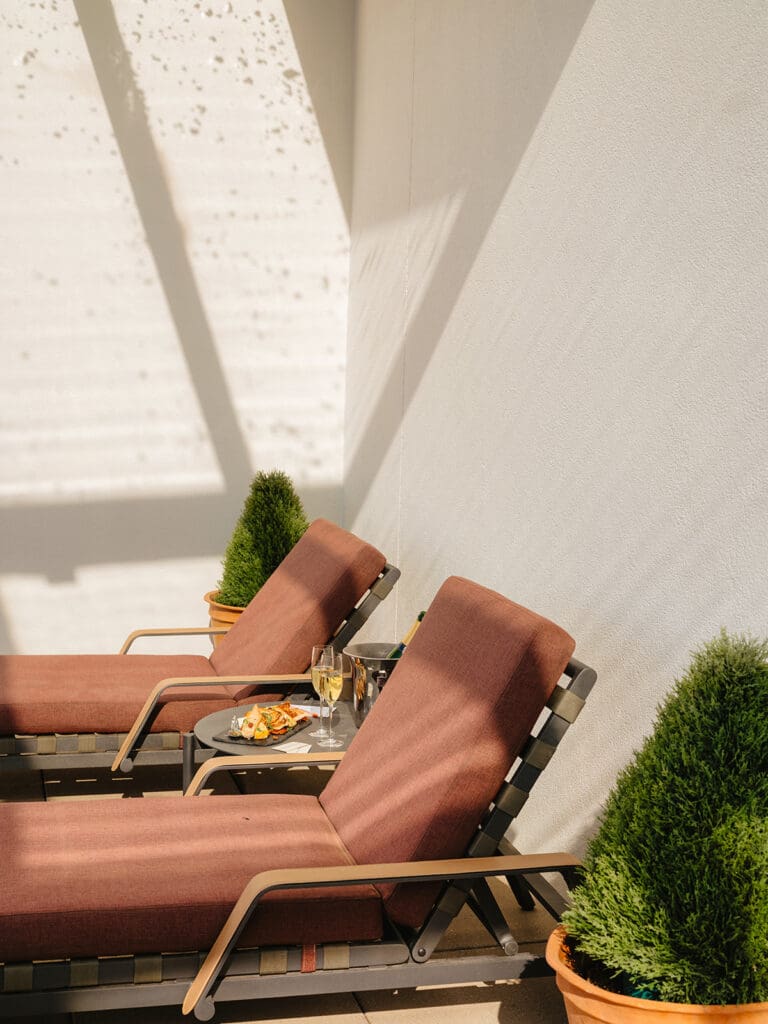 Hospitality photography Bentonville AR hotel suite detail