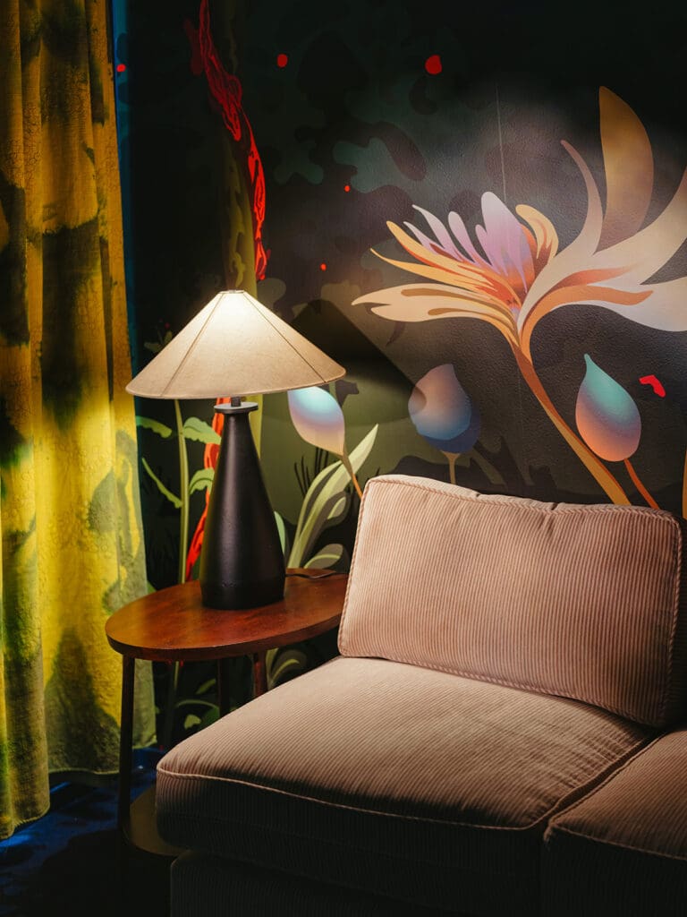 Hospitality photography Bentonville AR hotel suite detail