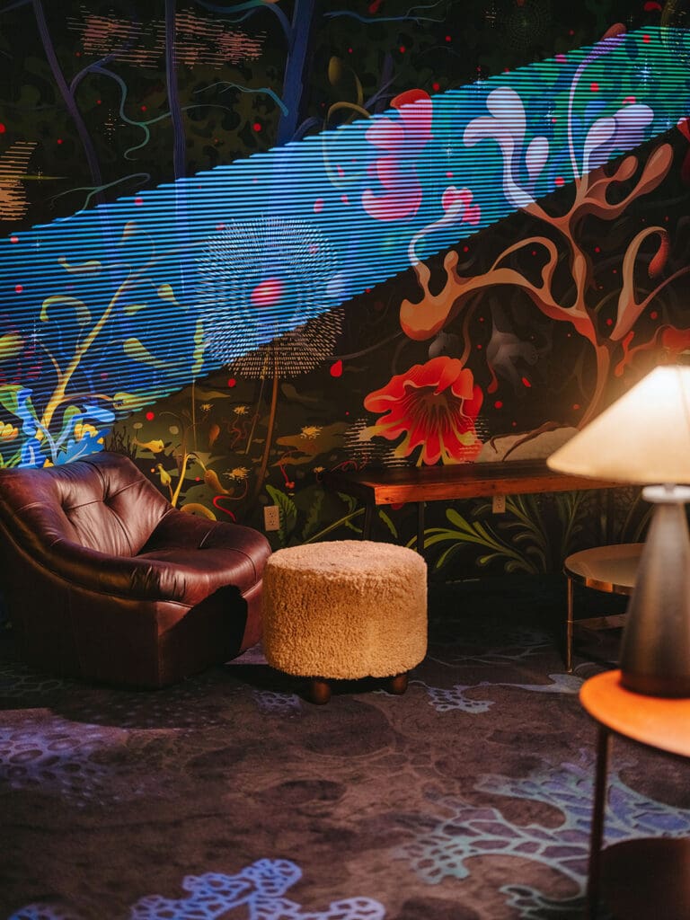 Lifestyle hotel photography Bentonville AR at 21c Museum Hotel