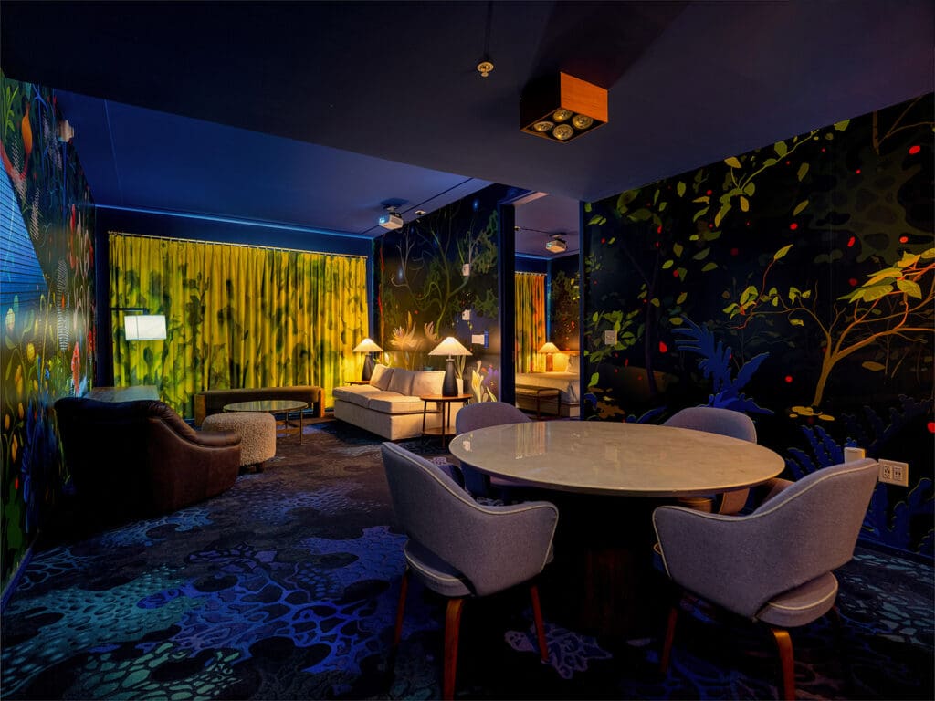 Art installation room 21c Museum Hotel Bentonville Arkansas