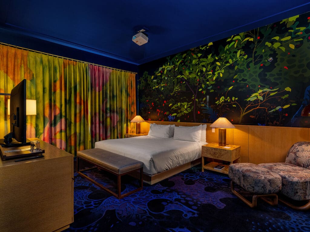 Art installation room 21c Museum Hotel Bentonville Arkansas