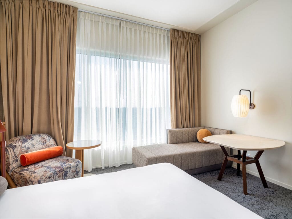 21c Museum Hotel Bentonville Double Queen Room interior photography