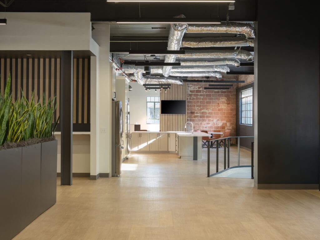 Interior design photography Rogers AR showcasing historic building renovation